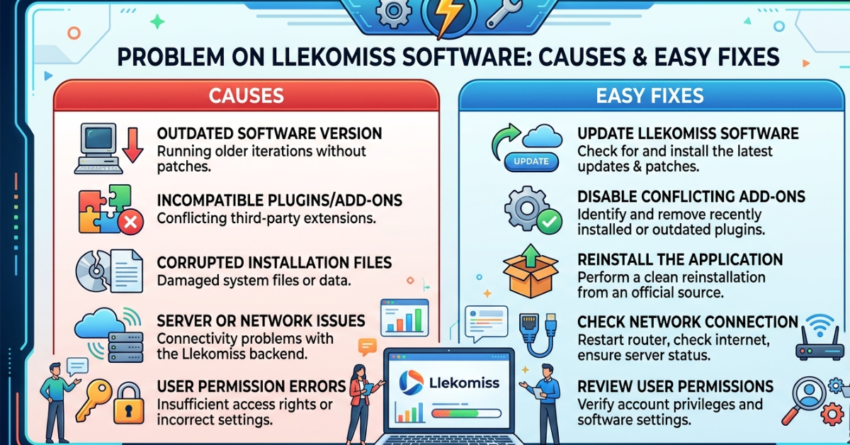 Problem on Llekomiss Software: Causes & Easy Fixes
